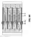 Fig. 13 - Flow through dispenser including improved guide structure