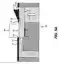 Fig. 14 - Flow through dispenser including improved guide structure