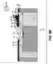 Fig. 28 - Flow through dispenser including improved guide structure