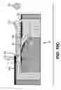 Fig. 33 - Flow through dispenser including improved guide structure