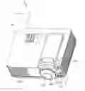 Fig. 01 - Remote-controlled projector with obstacle detecting capability
