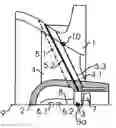 Fig. 01 - Inlet connecting piece for an axial-flow compressor
