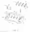 Fig. 03 - ELELCTRICAL CONNECTOR HAVING BLADE CONTACTS CONTACTING WITH RIB PORTIONS PROJECTING FROM BOTTOM SURFACE OF HOUSING