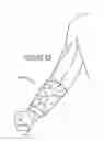 Fig. 45 - Body support for spanning a hinge joint of the body comprising an elastically stretchable framework