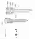 Fig. 30 - Devices and methods for dynamic fixation of skeletal structure