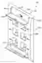 Fig. 01 - Faceplate assembly and label cover