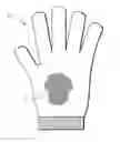 Fig. 01 - Stain masking cut resistant gloves and processes for making same