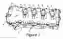 Fig. 02 - Engine cover having a retainer to secure an engine accessory