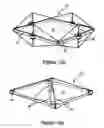 Fig. 11 - Solar collector stabilized by cables and a compression element