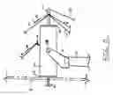 Fig. 13 - Solar collector stabilized by cables and a compression element