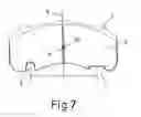 Fig. 07 - DISC BRAKE WITH SYSTEM FOR CHECKING THE POSITION IN WHICH BRAKE PADS ARE INSTALLED, AND BRAKE PAD