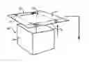 Fig. 01 - Packing case with centering tab, set of cutouts and method for creating such a case