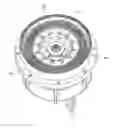 Fig. 01 - Rotary table device provided with cooling structure and rotary bearing provided with cooling structure