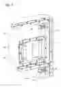 Fig. 10 - Door with mount and lock structures for mission critical enclosures