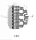 Fig. 02 - Radial power amplification device with phase dispersion compensation of the amplification paths