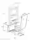 Fig. 02 - Electrical connection in a split post of a wagering game chair