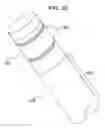 Fig. 14 - Minimal surface area contact device for holding plaque to blood vessel wall