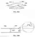 Fig. 21 - Minimal surface area contact device for holding plaque to blood vessel wall