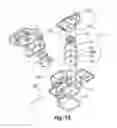 Fig. 10 - Damping mechanism for cabinet hinge assembly