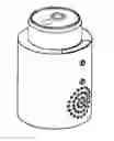 Fig. 01 - BEVERAGE CAN COOLER WITH SOUND