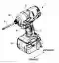 Fig. 01 - Battery pack and motor-driven tool using the same