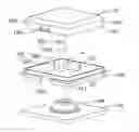 Fig. 01 - Thin key structure for keyboards/keypads