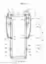 Fig. 23 - Submerged membrane separator and membrane cartridge