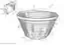 Fig. 01 - Centrifugal basket assembly with segmented dam and method