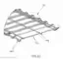Fig. 12 - Telescoping wire cable tray system