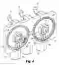 Fig. 09 - Frozen confection machine having simultaneous dispensing of two flavors with clog inhibiting mechanism