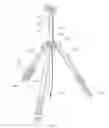 Fig. 01 - Portable multi-purpose mast for rapid, secure attachment to unsteady, inclined and irregular surfaces