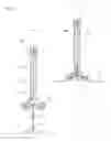 Fig. 03 - Portable multi-purpose mast for rapid, secure attachment to unsteady, inclined and irregular surfaces