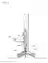 Fig. 09 - Portable multi-purpose mast for rapid, secure attachment to unsteady, inclined and irregular surfaces