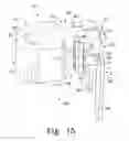 Fig. 16 - Transferable patient care equipment support