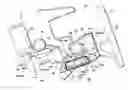 Fig. 01 - Mounting structure of knee airbag device and electric power steering drive motor