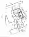 Fig. 02 - Mounting structure of knee airbag device and electric power steering drive motor
