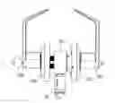 Fig. 01 - Cylindrical lever lock