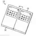 Fig. 01 - Multiple displays for a portable electronic device and a method of use