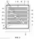 Fig. 04 - LCD display element with reduce crosstalk at the intersection of row leads and row electrodes