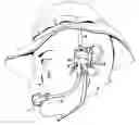 Fig. 01 - Bone conduction communications headset with hearing protection