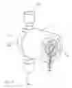 Fig. 02 - Pressure exchanger for transmitting pressure energy from a first liquid stream to a second liquid stream