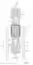 Fig. 03 - Flow through cartridge for selecting an analyte online with high performance liquid chromatography