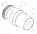 Fig. 01 - Shielded grip ring for coaxial connector