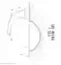 Fig. 02 - INDUCTIVE FAUCET OF WHICH A DETECTION RANGE IS ADJUSTABLE
