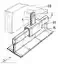 Fig. 01 - Secure locking attachment device useful with suspended ceiling systems