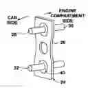 Fig. 01 - Preparing a pass-through for an occupant compartment—engine compartment ground block