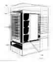 Fig. 06 - Front-to-back cooling system for modular systems with orthogonal midplane configuration