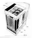 Fig. 07 - Front-to-back cooling system for modular systems with orthogonal midplane configuration