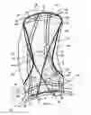 Fig. 02 - Backpack comprising a frame structure for stretching a netting member concave across the back wall