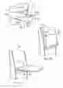 Fig. 09 - Device for retractable tablet and seat